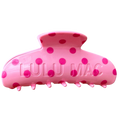 Lulu Mac Hair Clips LM-HR-1001-Pink/Hot Pink Dot - Adult & Kids T-Shirts, Sweatshirts & Hoodies apparel design preview 1