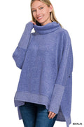 Brushed Hacci Turtleneck Sweater - Adult & Kids T-Shirts, Sweatshirts & Hoodies apparel design preview 1