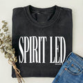 Spirit Led Black Comfort Color Faith Based Fall - Adult & Kids T-Shirts, Sweatshirts & Hoodies apparel design preview 1