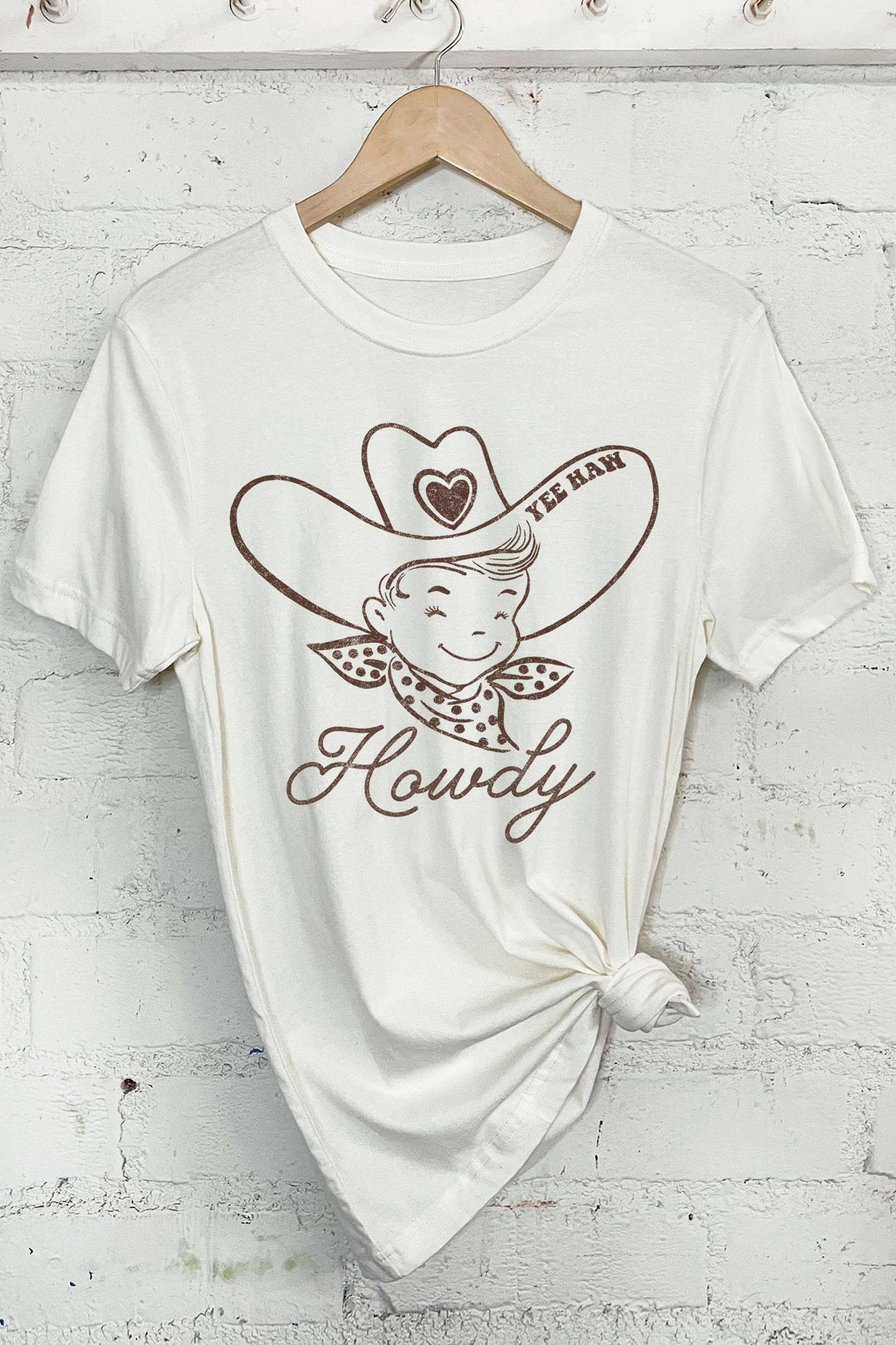 Howdy Yeehaw Cowboy Graphic - Adult & Kids T-Shirts, Sweatshirts & Hoodies apparel design preview 1