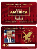 Save America Supporter Card - Adult & Kids T-Shirts, Sweatshirts & Hoodies apparel design preview 1