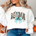 Western Mama Bow and Cow Print - Adult & Kids T-Shirts, Sweatshirts & Hoodies apparel design preview 1