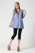 ...SI-4670 3Q Sleeve Convertible Draping Top - Adult & Kids T-Shirts, Sweatshirts & Hoodies apparel design preview 1