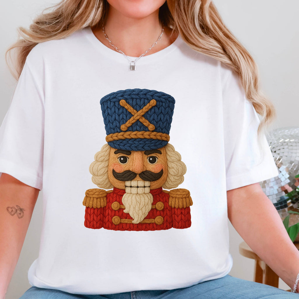 Faux Yarn Nutcrack Christmas 2025 Graphic Bella - Adult & Kids T-Shirts, Sweatshirts & Hoodies apparel design preview 1