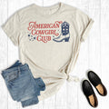 Western Fourth of July American Cowgirl Social Club - Adult & Kids T-Shirts, Sweatshirts & Hoodies apparel design preview 1