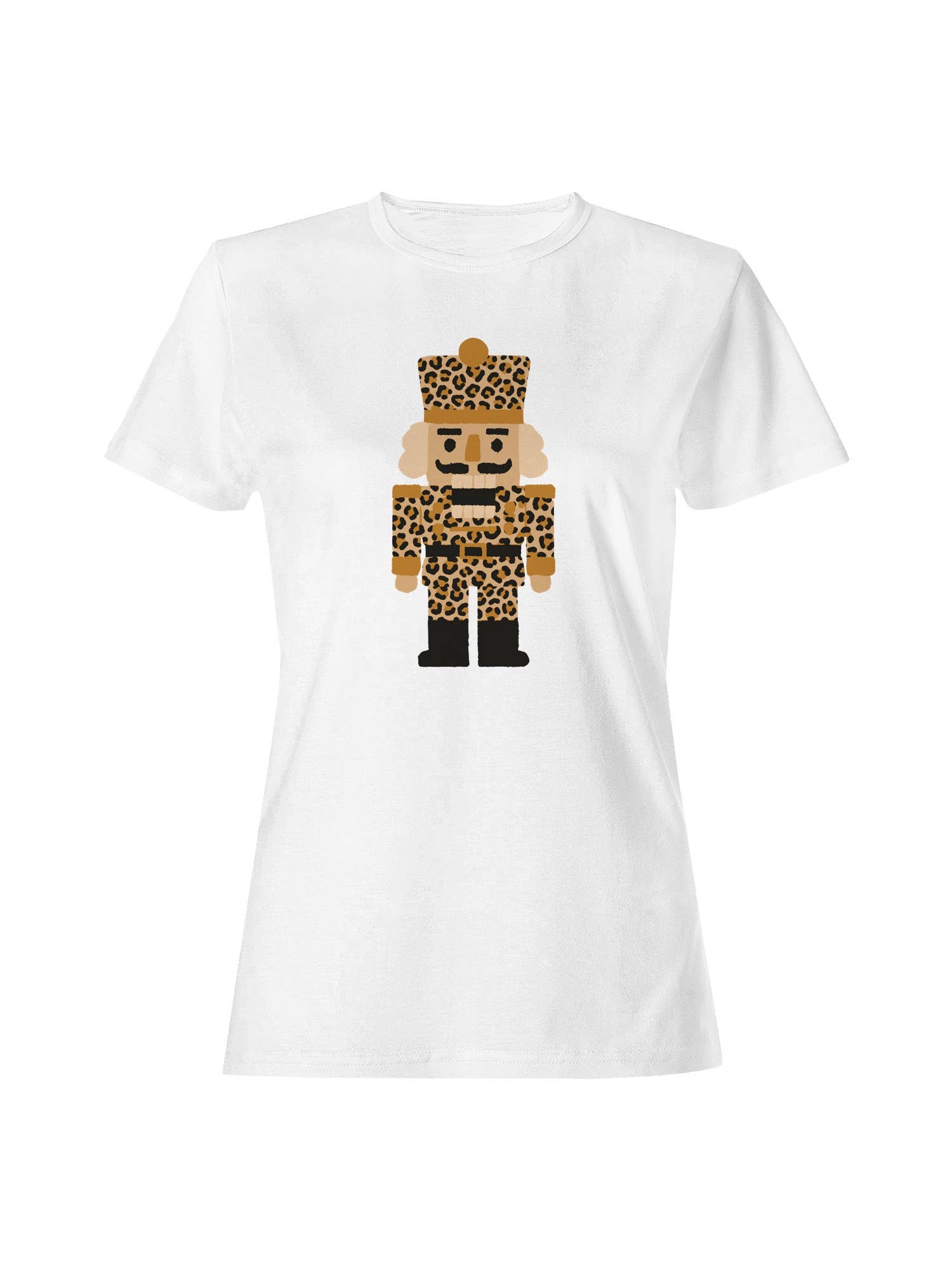 Leopard Print Nutcracker Design Women's - Adult & Kids T-Shirts, Sweatshirts & Hoodies apparel design preview 1