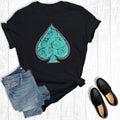 Western Turquoise Spade Graphic - Adult & Kids T-Shirts, Sweatshirts & Hoodies apparel design preview 1