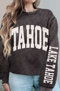 Lake Tahoe Front&Sleeve Graphic Mineral Brushed - Adult & Kids T-Shirts, Sweatshirts & Hoodies apparel design preview 1