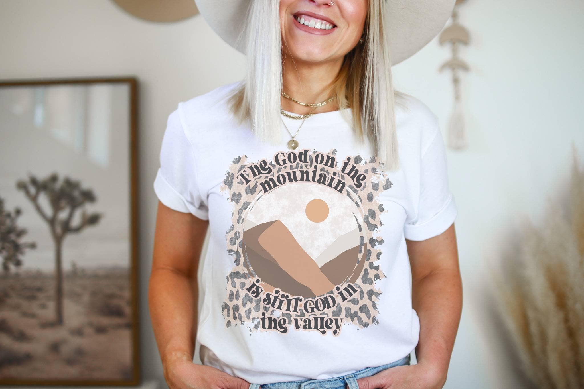 God On the Mountain - Adult & Kids T-Shirts, Sweatshirts & Hoodies apparel design preview 1