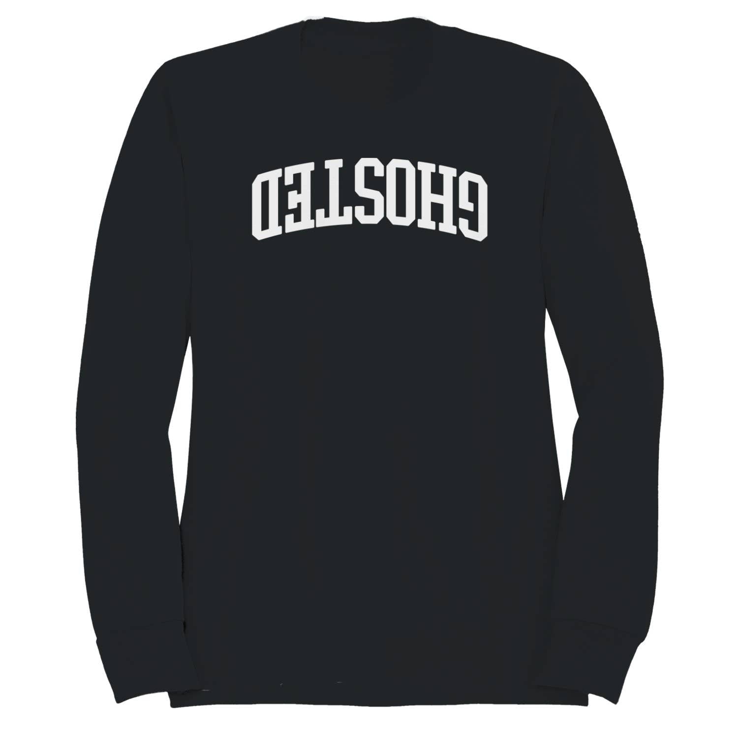 Ghosted Upside Down Bold Lettering Women's - Adult & Kids T-Shirts, Sweatshirts & Hoodies apparel design preview 1