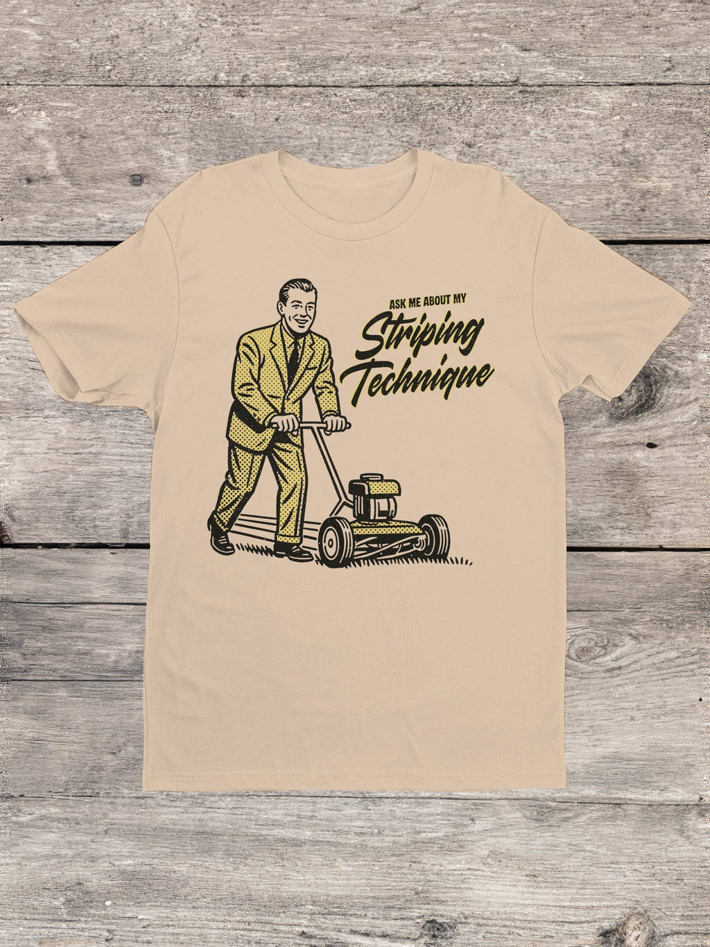 Lawn Mower Retro Graphic Men's - Adult & Kids T-Shirts, Sweatshirts & Hoodies apparel design preview 1