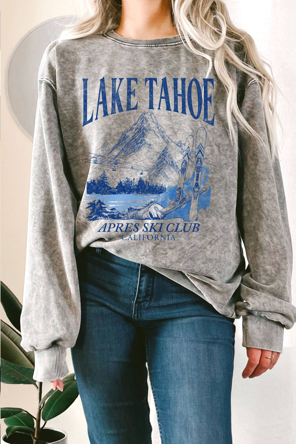 Lake Tahoe Apres Ski Mineral Graphic Terry - Adult & Kids T-Shirts, Sweatshirts & Hoodies apparel design preview 1