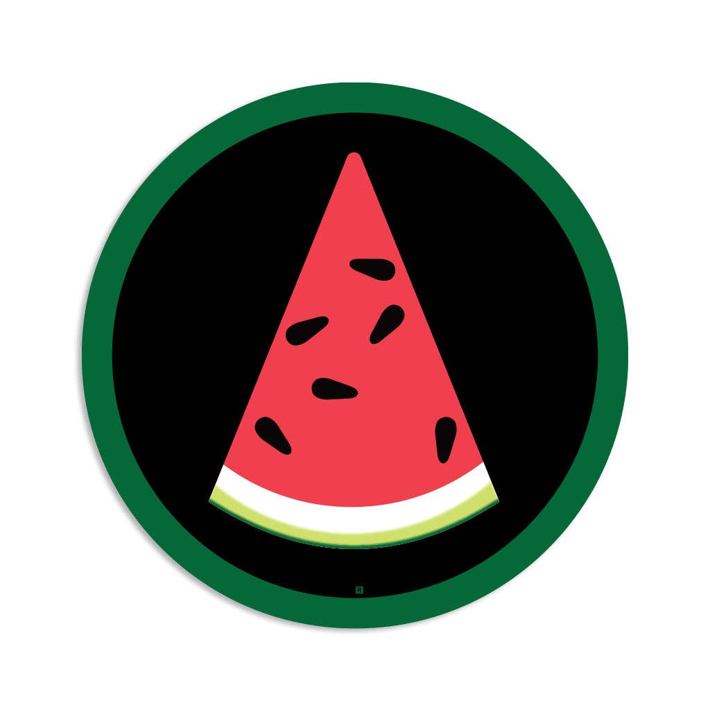 Watermelon Circle Sticker - Adult & Kids T-Shirts, Sweatshirts & Hoodies apparel design preview 1
