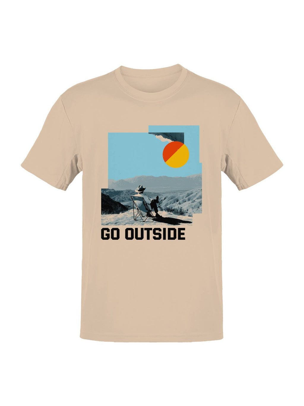 Retro Adventure: Go Outside Men's - Adult & Kids T-Shirts, Sweatshirts & Hoodies apparel design preview 1