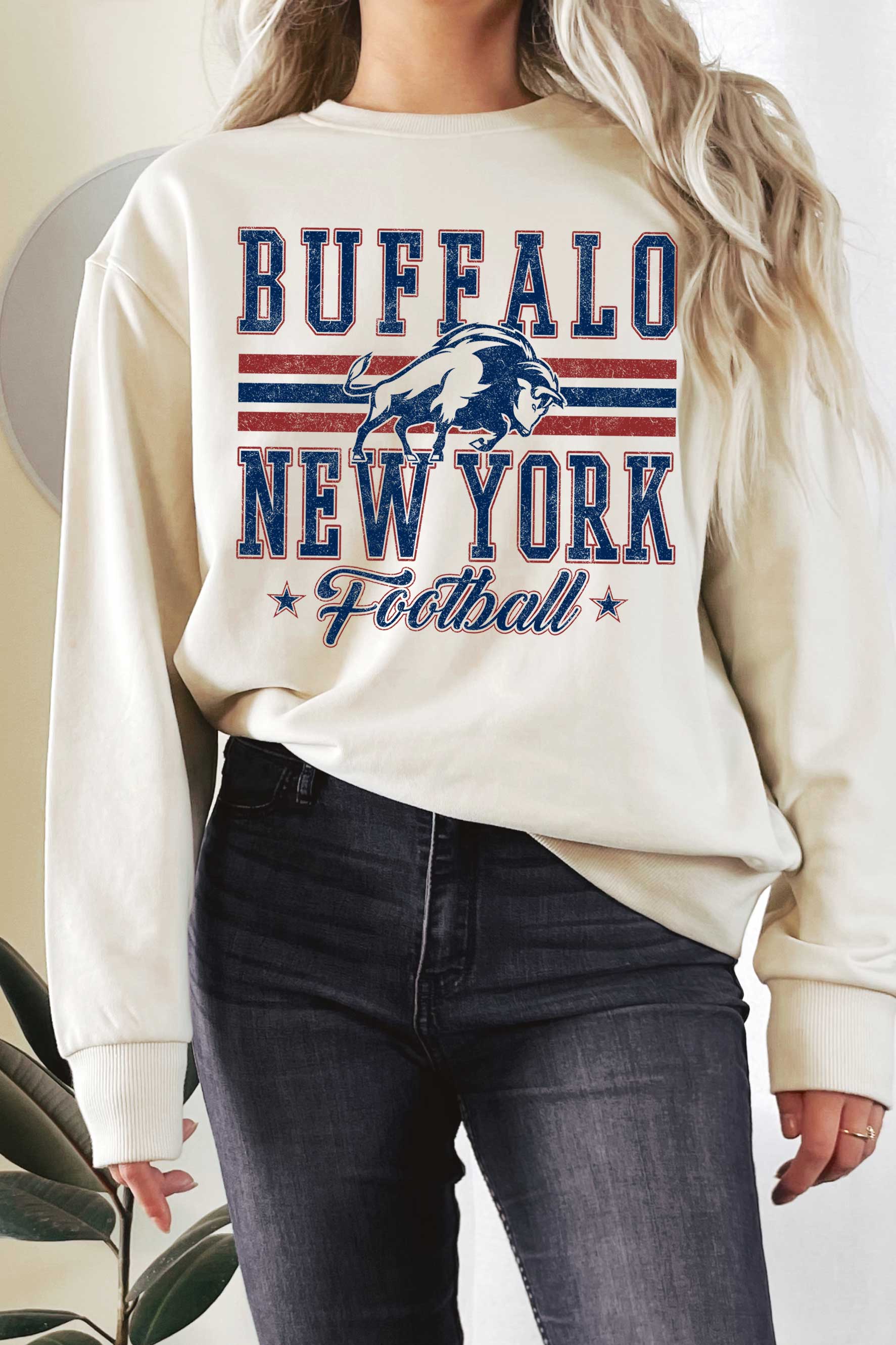 Buffalo New York Football Graphic Terry - Adult & Kids T-Shirts, Sweatshirts & Hoodies apparel design preview 1
