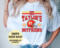 Kansas City Fan Taylor's Bf, Swift Lover, Funny - Adult & Kids T-Shirts, Sweatshirts & Hoodies apparel design preview 1