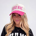 LM-CP-1002 Hot Pink/White Dot Cap - Adult & Kids T-Shirts, Sweatshirts & Hoodies apparel design preview 1