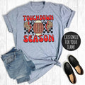 Custom Football Touchdown Season Checkered Graphic - Adult & Kids T-Shirts, Sweatshirts & Hoodies apparel design preview 1