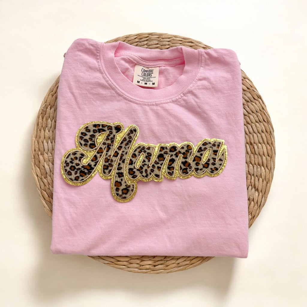 Leopard Comfort Colors Mama Mother'S Day Gift Ideas - Adult & Kids T-Shirts, Sweatshirts & Hoodies apparel design preview 1