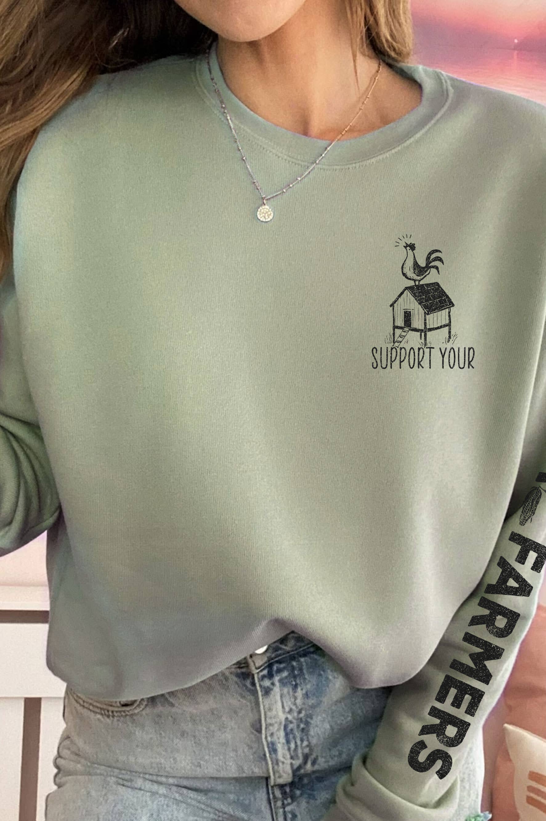 Support Your Local Graphic Brushed - Adult & Kids T-Shirts, Sweatshirts & Hoodies apparel design preview 1