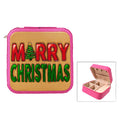 Merry Christmas Design Square Leather Jewelry Box - Adult & Kids T-Shirts, Sweatshirts & Hoodies apparel design preview 1