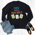 Retro Mahj with Mah Girls Graphic - Adult & Kids T-Shirts, Sweatshirts & Hoodies apparel design preview 1