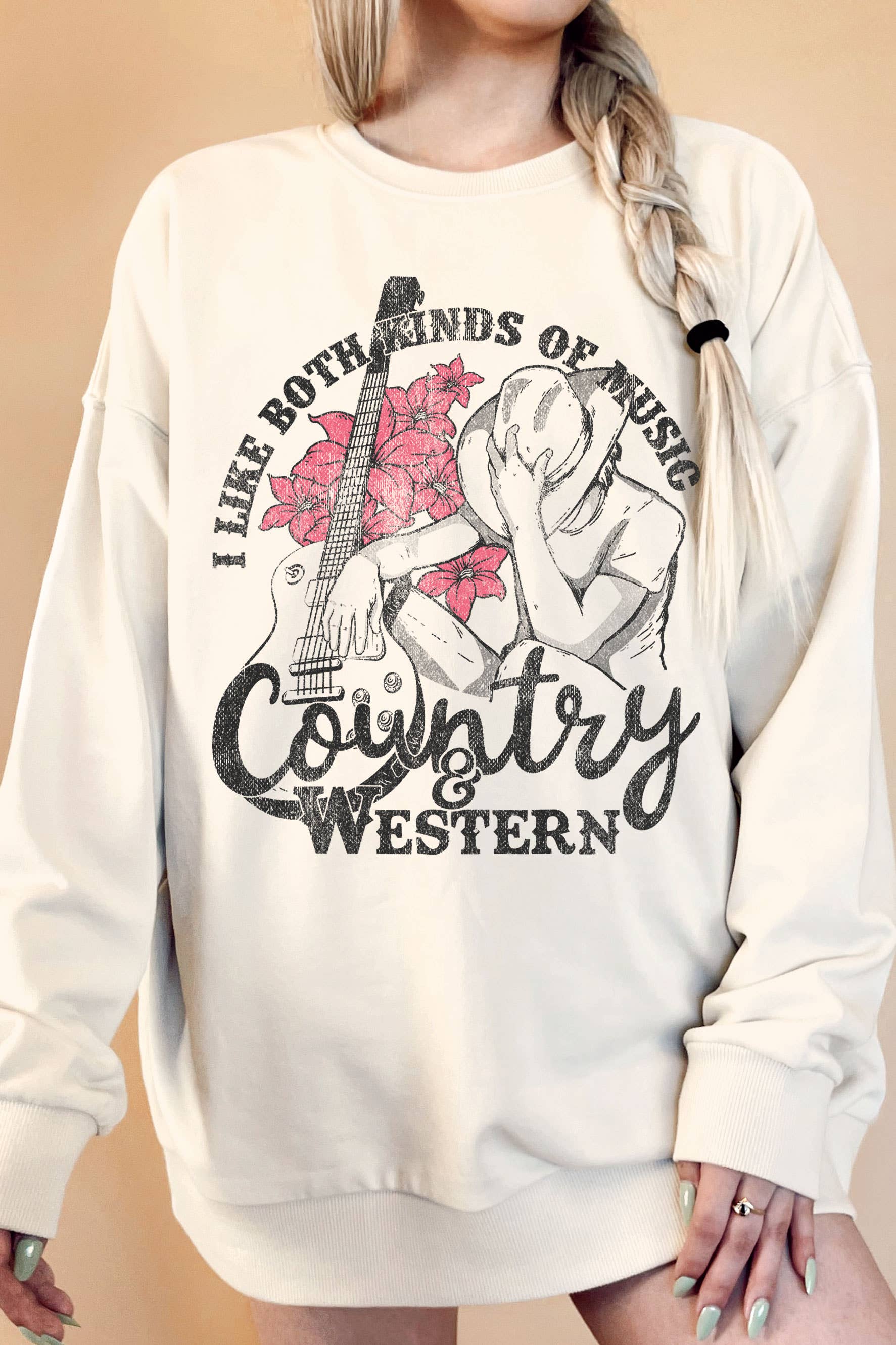 Country and Western Cowboy Oversize Graphic Terry - Adult & Kids T-Shirts, Sweatshirts & Hoodies apparel design preview 1