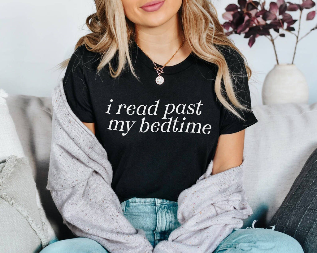 I Read Past My Bedtime - Adult & Kids T-Shirts, Sweatshirts & Hoodies apparel design preview 1