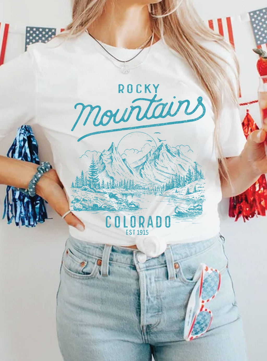 Rocky Mountains Colorado National Park Graphic - Adult & Kids T-Shirts, Sweatshirts & Hoodies apparel design preview 1
