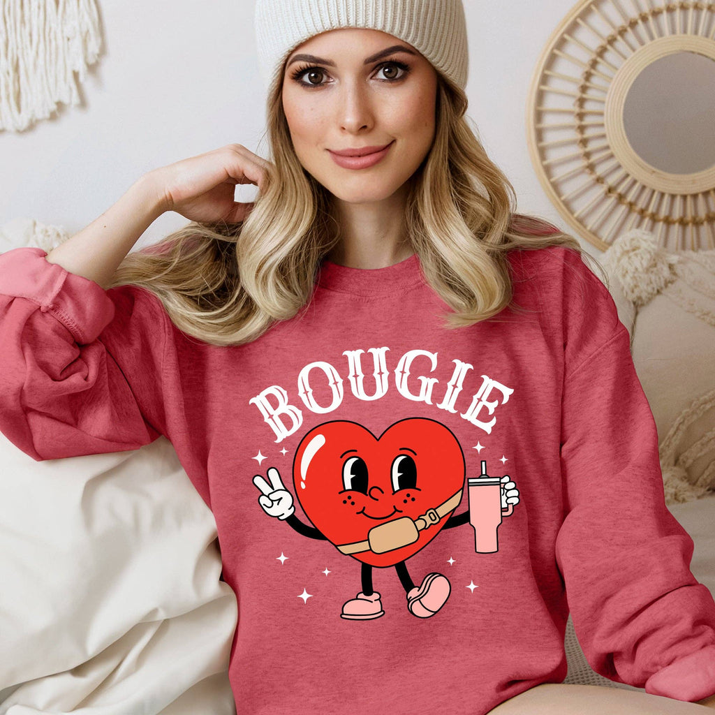 Bougie Heart, Boujee, Valentine's Day - Adult & Kids T-Shirts, Sweatshirts & Hoodies apparel design preview 1