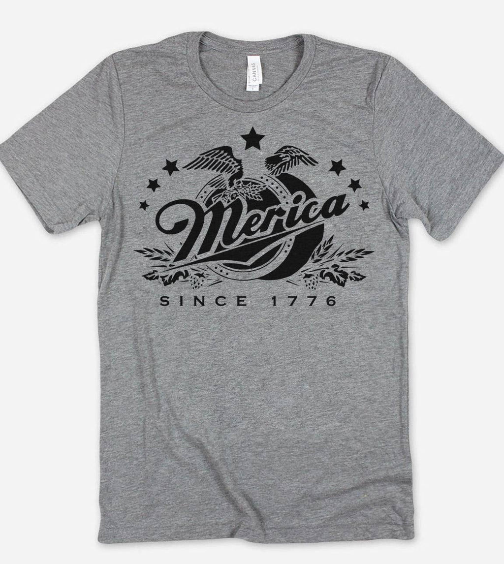 Merica 1776 Patriotic America USA July 4th - Adult & Kids T-Shirts, Sweatshirts & Hoodies apparel design preview 1