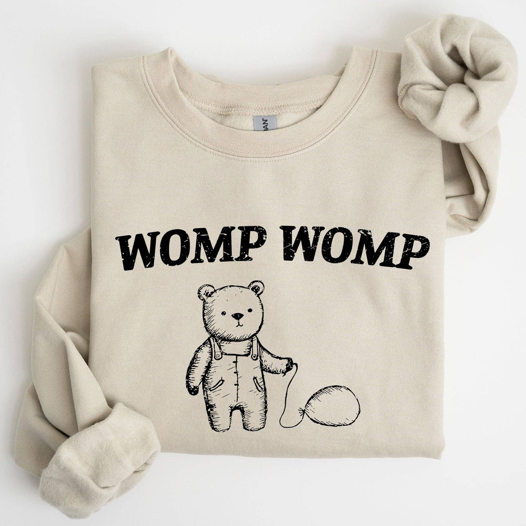 Womp Sad Bear Balloon, Meme, Funny - Adult & Kids T-Shirts, Sweatshirts & Hoodies apparel design preview 1