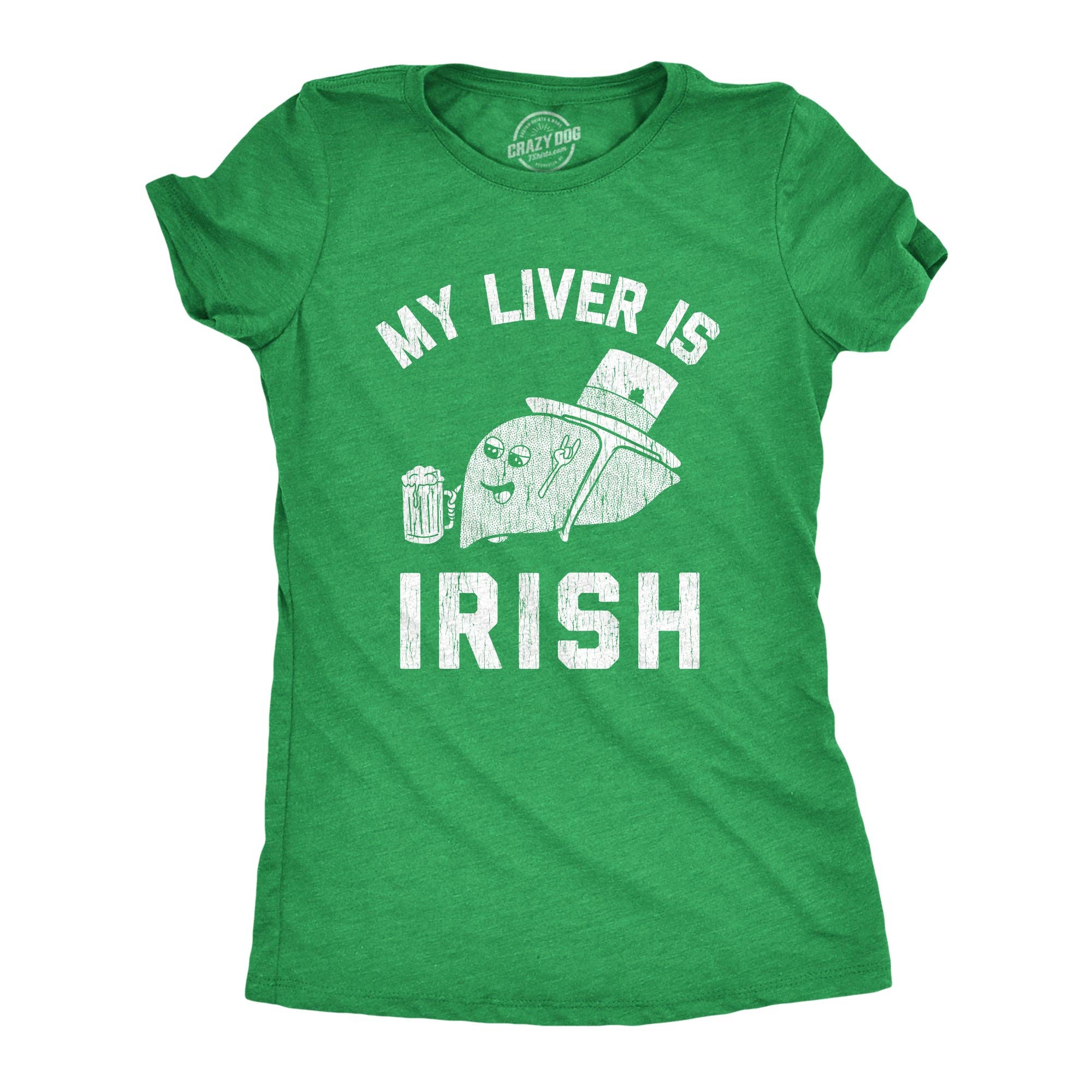 My Liver Is Irish Women's - Adult & Kids T-Shirts, Sweatshirts & Hoodies apparel design preview 1