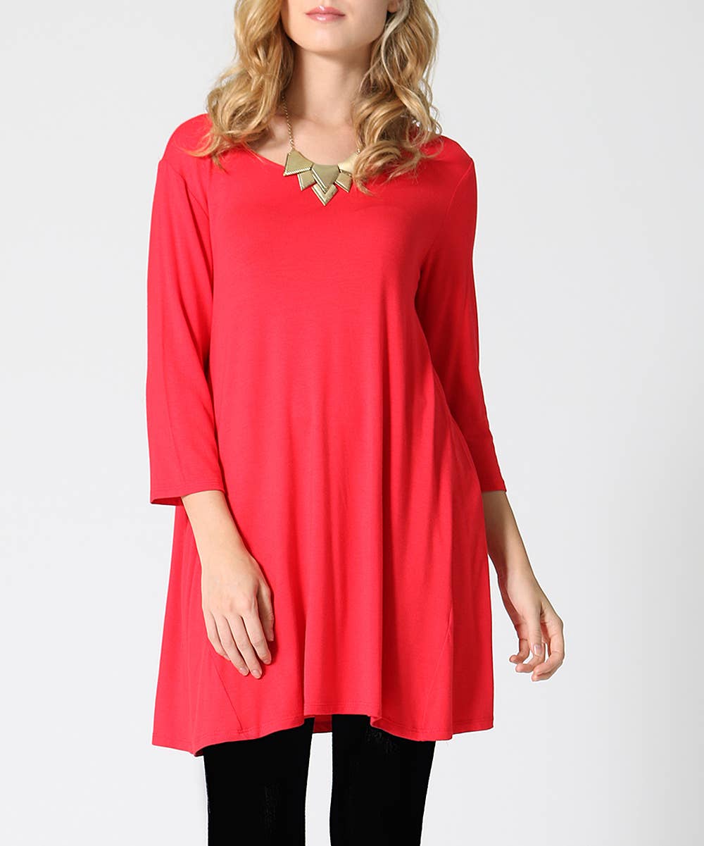 ....3/4 Sleeve Loose Fit Tunic - Adult & Kids T-Shirts, Sweatshirts & Hoodies apparel design preview 1
