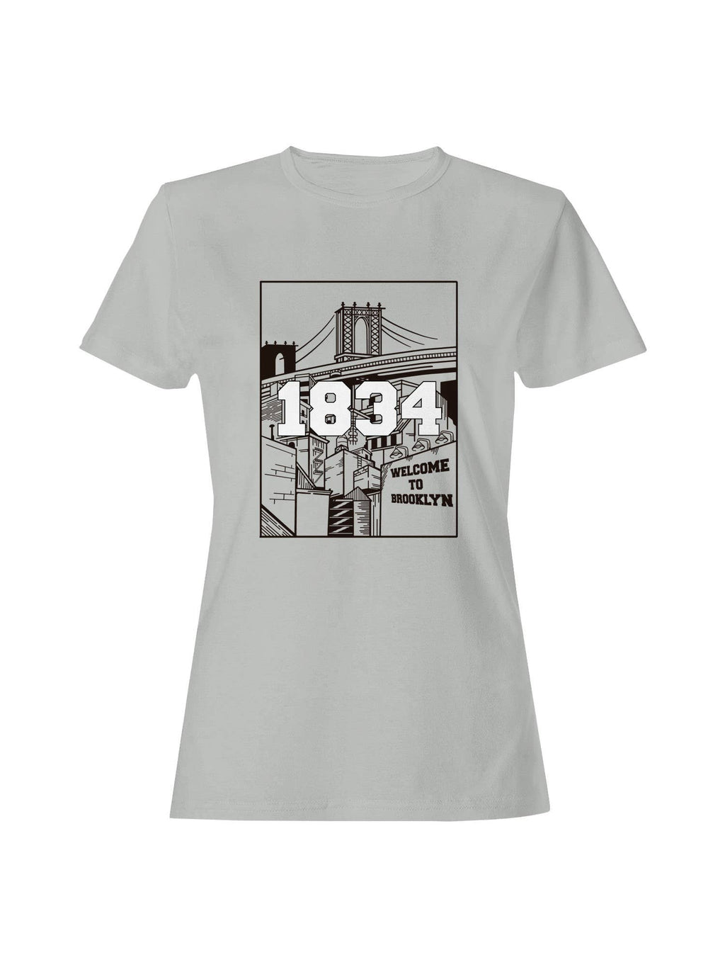 Brooklyn Bridge Art Print Women's - Adult & Kids T-Shirts, Sweatshirts & Hoodies apparel design preview 1