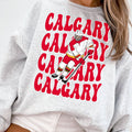 Retro Calgary Flames Hockey Fan 1980s Ice - Adult & Kids T-Shirts, Sweatshirts & Hoodies apparel design preview 1