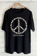 Peace Flower Oversize Graphic - Adult & Kids T-Shirts, Sweatshirts & Hoodies apparel design preview 1