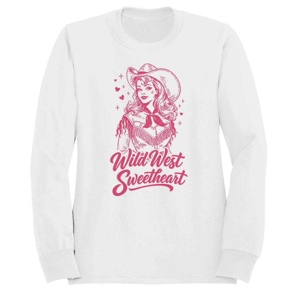 Wild West Sweetheart Women's White - Adult & Kids T-Shirts, Sweatshirts & Hoodies apparel design preview 1