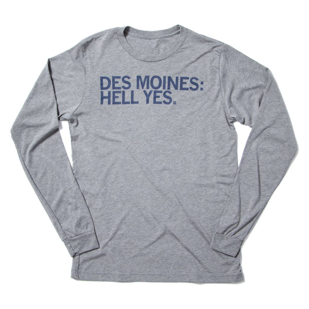Des Moines: Hell Yes - Adult & Kids T-Shirts, Sweatshirts & Hoodies apparel design preview 1