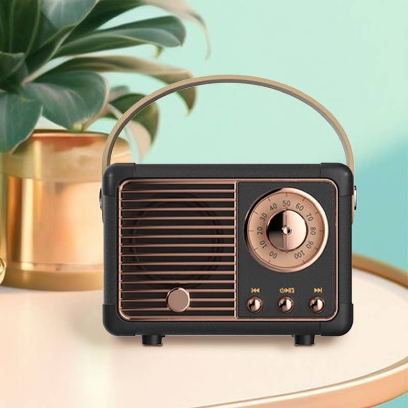 `.Retro Mini Wireless Bluetooth Speaker - Adult & Kids T-Shirts, Sweatshirts & Hoodies apparel design preview 1