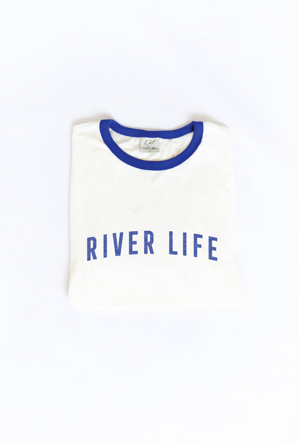 River Life Ringer Graphic - Adult & Kids T-Shirts, Sweatshirts & Hoodies apparel design preview 1