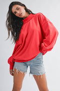 9164HK Oversized Mock Neck Washed - Adult & Kids T-Shirts, Sweatshirts & Hoodies apparel design preview 1