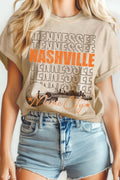 Tennessee Nashville Music City Guitar Mineral Graphic - Adult & Kids T-Shirts, Sweatshirts & Hoodies apparel design preview 1