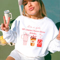 I'M Just A Girl Preppy Graphic - Adult & Kids T-Shirts, Sweatshirts & Hoodies apparel design preview 1