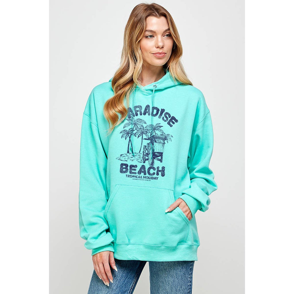 Paradise Beach Vintage Graphic - Adult & Kids T-Shirts, Sweatshirts & Hoodies apparel design preview 1