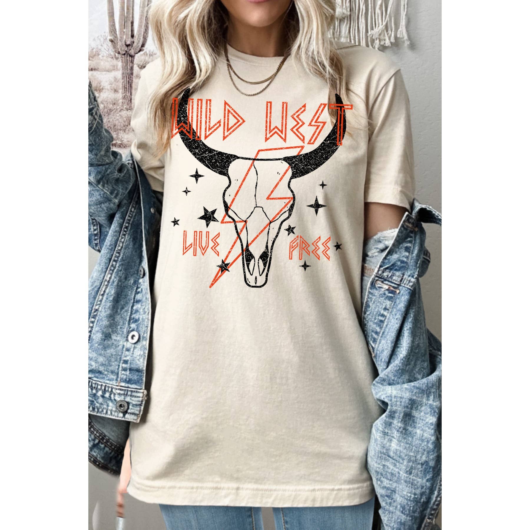 Wild West Live Free - Adult & Kids T-Shirts, Sweatshirts & Hoodies apparel design preview 1