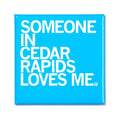 Someone Loves Me Cr Metal Magnet - Adult & Kids T-Shirts, Sweatshirts & Hoodies apparel design preview 1