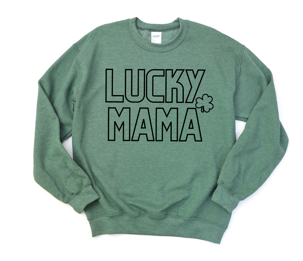 Lucky Mama - Adult & Kids T-Shirts, Sweatshirts & Hoodies apparel design preview 1