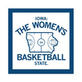 Iowa: the Women's Basketball State Blue Sticker - Adult & Kids T-Shirts, Sweatshirts & Hoodies apparel design preview 1