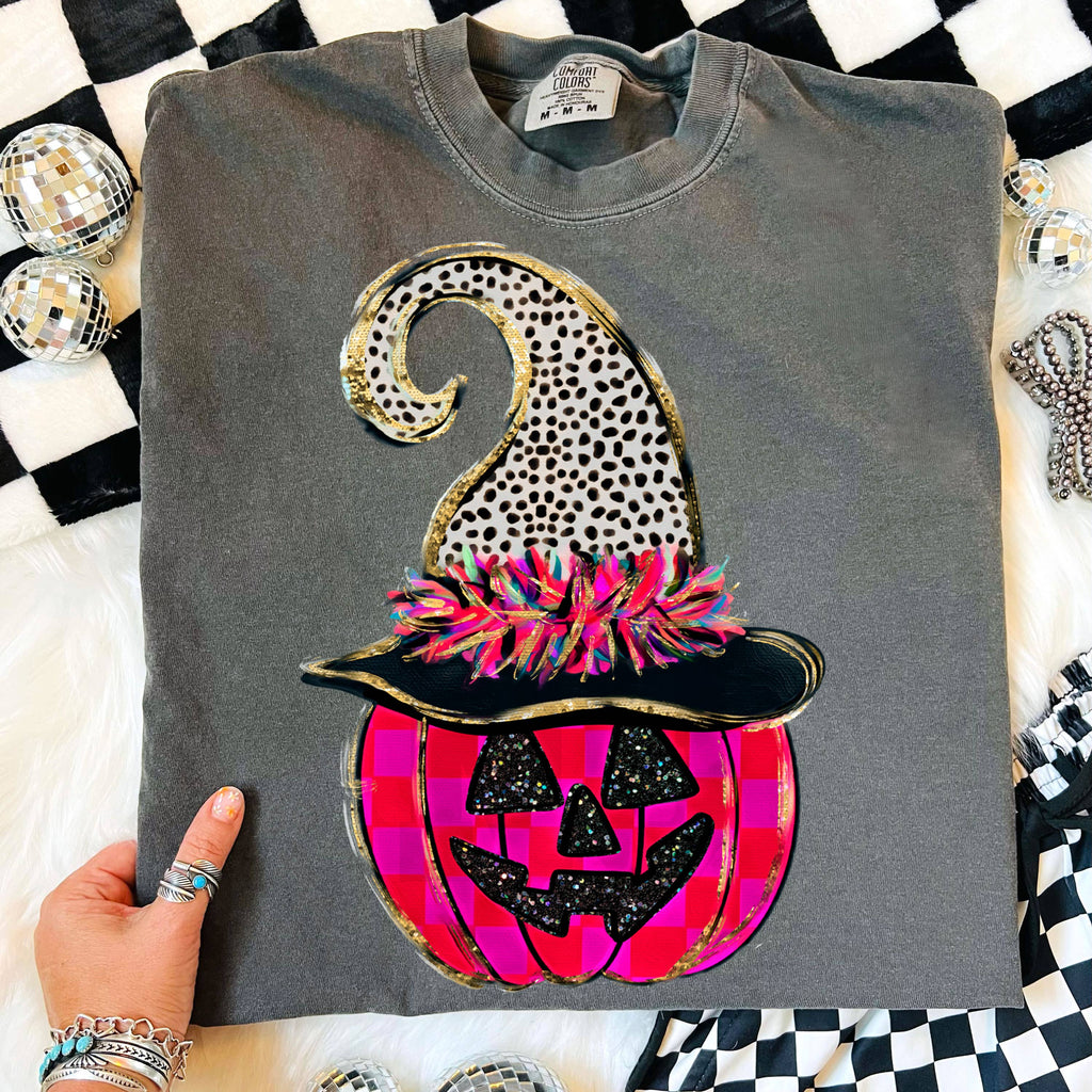Preppy Polka Dot Pumpkin - Adult & Kids T-Shirts, Sweatshirts & Hoodies apparel design preview 1